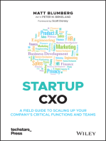 Startup CXO: A Field Guide to Scaling Up Your Company's Critical Functions and Teams