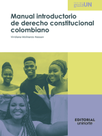 Manual introductorio de derecho constitucional colombiano