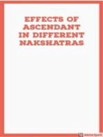 Effects of Ascendant in Different Nakshatras: Vedic Astrology