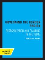 Governing the London Region: Reorganization and Planning in the 1960's