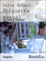 Etiquette manual: the code of behavior