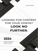 Looking for Content for Your Videos?: Look No Further.