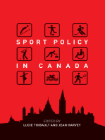 Sport Policy in Canada