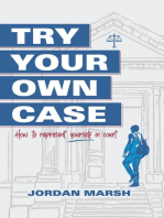 Try Your Own Case: How to represent yourself in court