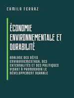 Économie Environnementale Et Durabilité: Analyse Des Défis Environnementaux, Des Externalités Et Des Politiques Visant À Promouvoir Le Développement Durable: Économie Moderne : Série de Livres pour Débutants et Professionnels