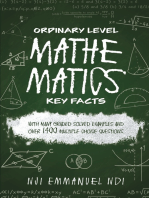 Ordinary Level Mathematics Key Facts