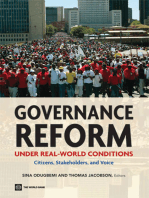 Governance Reform Under Real-World Conditions: Citizens, Stakeholders, and Voice