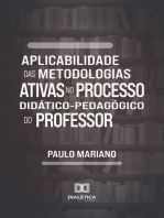 Aplicabilidade das metodologias ativas no processo didático-pedagógico do professor