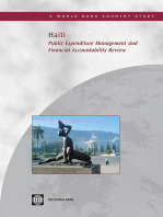 Haiti: Public Expenditure Management and Financial Accountability Review