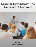 Lecturer Terminology: The Language of Lecturers