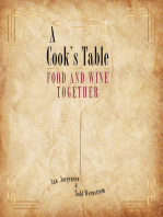 A Cook's Table: FOOD AND WINE TOGETHER