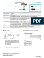 Aluminum Electrolytic Capacitors: Specifications