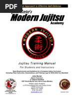 Modern Jujutsu Training Academy Jujitsu Training Manual For Instructors Students