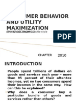 Consumer Behaviour and Utility Analysis