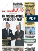 Un Accord-Cadre POUR 2012-2016