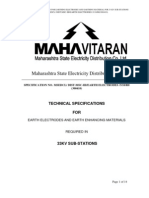 Maharashtra State Electricity Distribution Co. LTD.: Technical Specifications