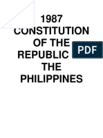 1987 Philippine Constitution