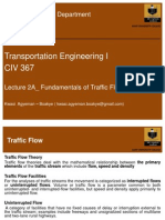 2A - Fundamentals of Traffic Flow