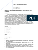 Exp 1 Analytical Methods in Chemistry