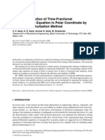 Analytical Solution of Time-Fractional Navier-Stokes Equation in Polar Coordinate by Homotopy Perturbation Method