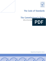 OISC Code of Standards and Commissioners Rules