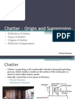 Chatter - Origin and Suppression