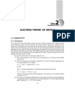 Electron Thepry of Metals