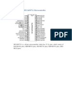 Overview of A PIC16F877A Microcontroller