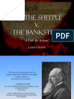 We, The Sheeple vs. The Banksters