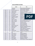 Management Books: Catalogue Number Accession Number Author Title