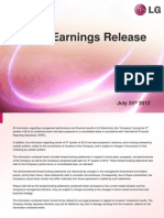 LG Electronics.2Q2012 Earnings Presentation