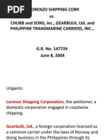 Lorenzo Shipping Case