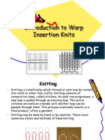 Warp Insertion Knits