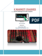 Stock Market Crashes: Investment Banking & Security Analysis