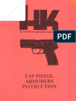 Firearms - HK Usp Pistol Armorers Instructions Weapon