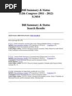 Bill Summary & Status 112th Congress (2011 - 2012) S.3414: S.33 Sen Lieberman, Joseph I. Cosponsors