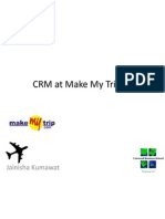 CRM at Make My Trip