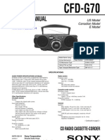 Service Manual: CFD-G70