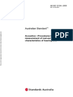 As ISO 12124-2003 Acoustics - Procedures For The Measurement of Real-Ear Acoustical Characteristics of Hearin