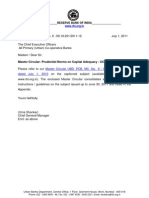 Master Circular-Prudential Norms On Capital Adequacy - Ucbs