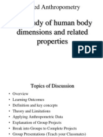 Anthropometry Slides