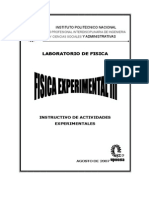 Upiicsa Manual Fisica Experimental III