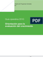 Guía Operativa Programa Nutricional