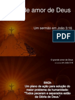 O Grande Amor de Deus Usando A Ferramenta Da Qualidade 5w2h