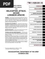 US Army Apache Longbow TECHNICAL MANUAL OPERATOR's MANUAL