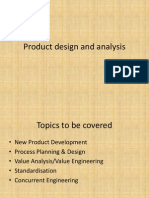 Product Design and Analysis