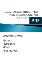 Postharvest Insect Pest and Disease Control