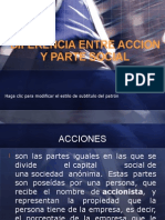 Diferencia Entre Accion y Parte Social