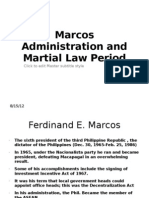 Marcos Administration and Martial Law Period 2