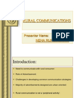 Rural Communications: Presenter Name: Neha Rijhsinghani